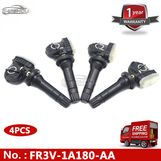 4 FR3V1A180AA Tire Pressure Sensors for 2016-23 for Ford F150 Edge for Mustang for Lincoln