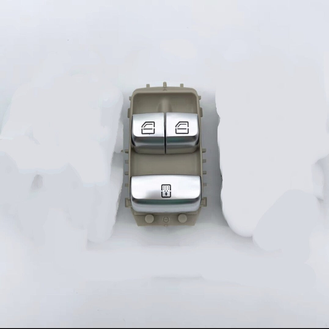 1-pack A2229050109 Brown and Silver Motorized Window Switch for E200, E230, E280- n