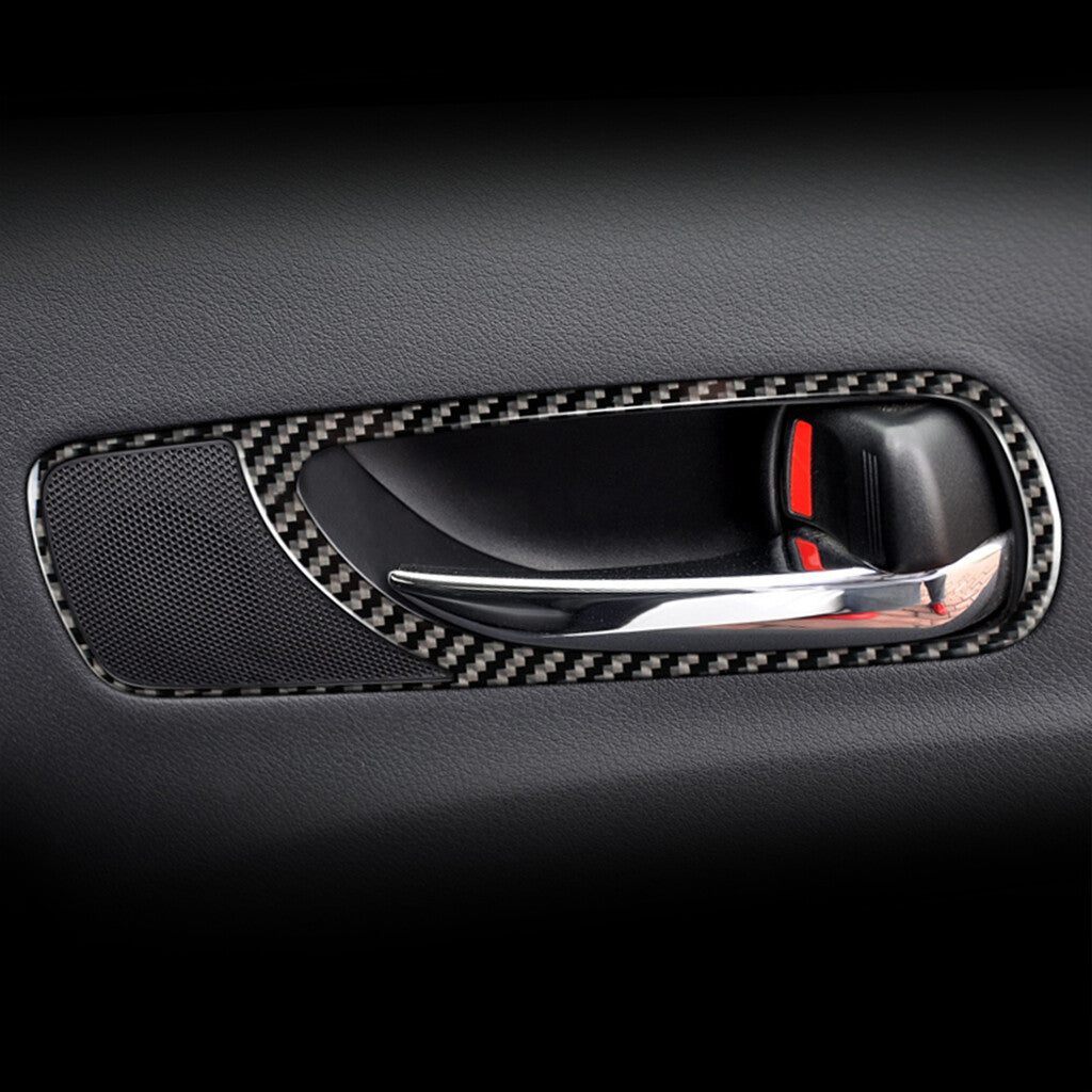 2Pcs for Suzuki Grand Vitara 2006-2013 Carbon Fiber Defogger Air Vent Cover Trim v