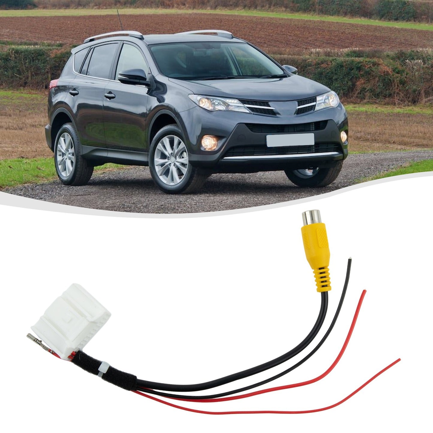 For 1 X 24pin Adapter Cable Camera Video Easy Installtion Rearview Backup v