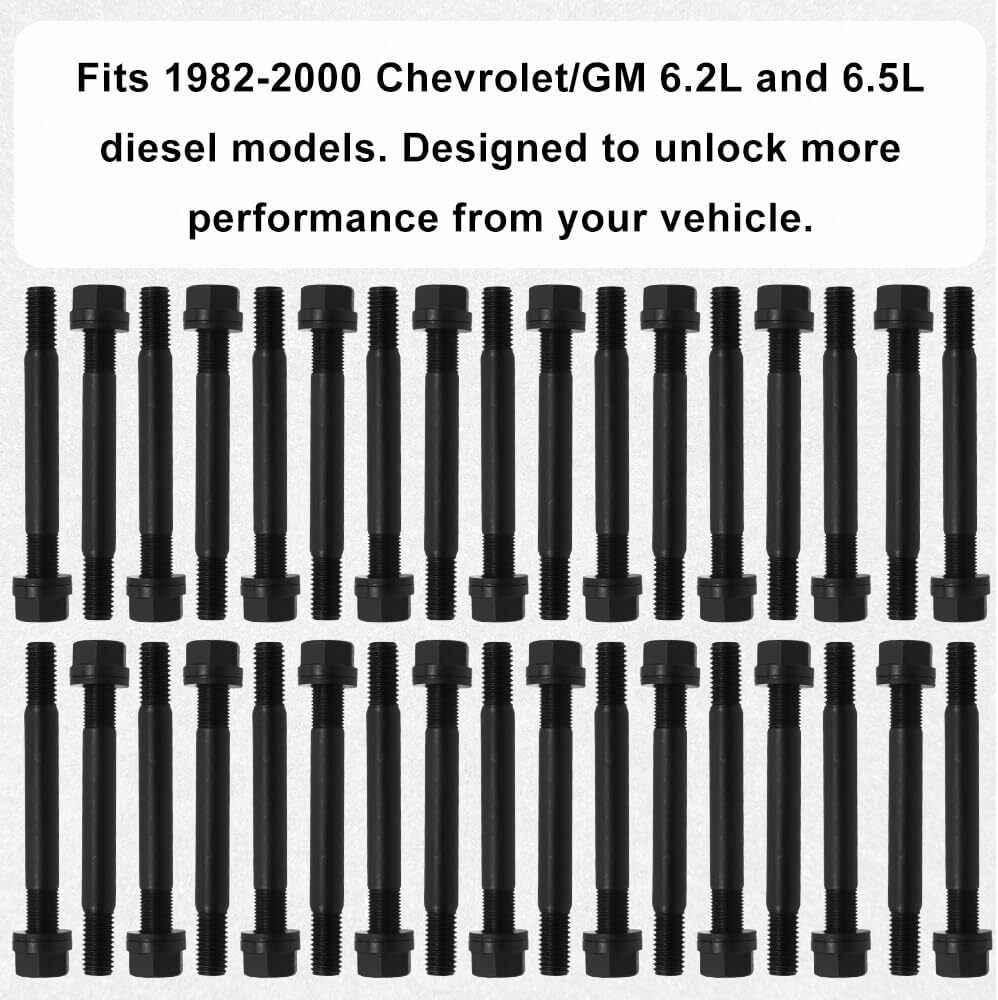 130-4062 Cylinder Head Stud Kit For 1982-2000 for Chevrolet /GM 6.2L and 6.5L Diesel Q