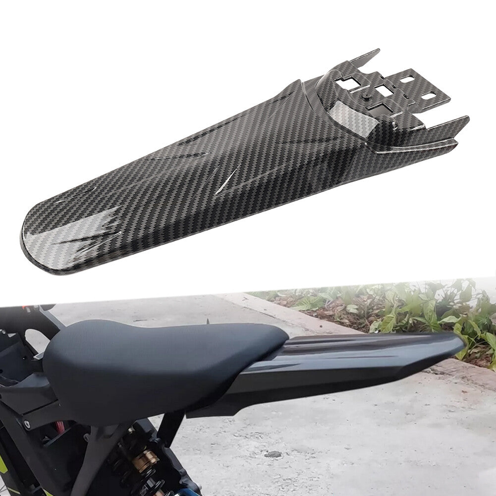 Rear Wheel Extended Mudguard Carbon Fiber Black For Sur-Ron Light Bee X S