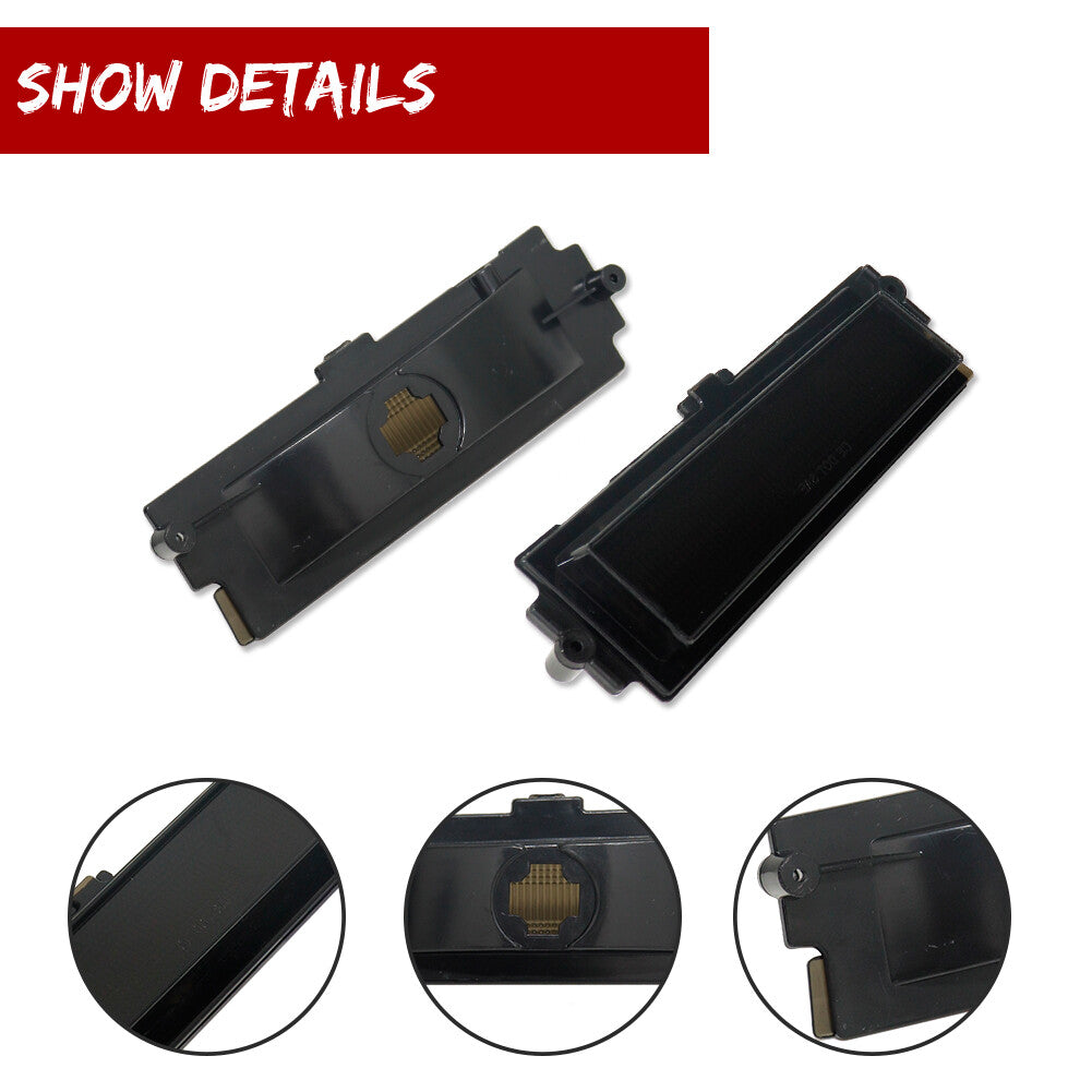 Front Fender Side Marker Light Lens L + R Kit for 1981 - 88 for Monte Carlo - v