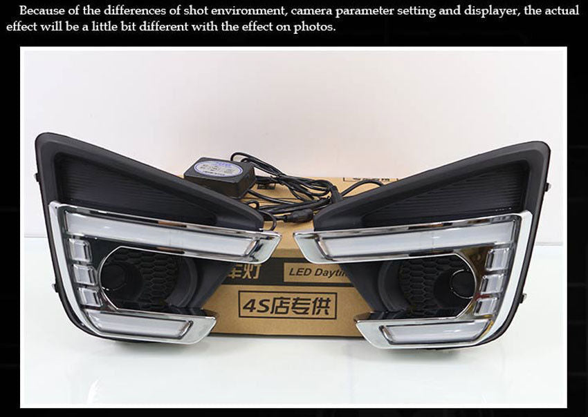 LED DRL Front Daytime Running Light Fog Turn Lamp for MAZDA CX-5 CX5 2013-2015 n