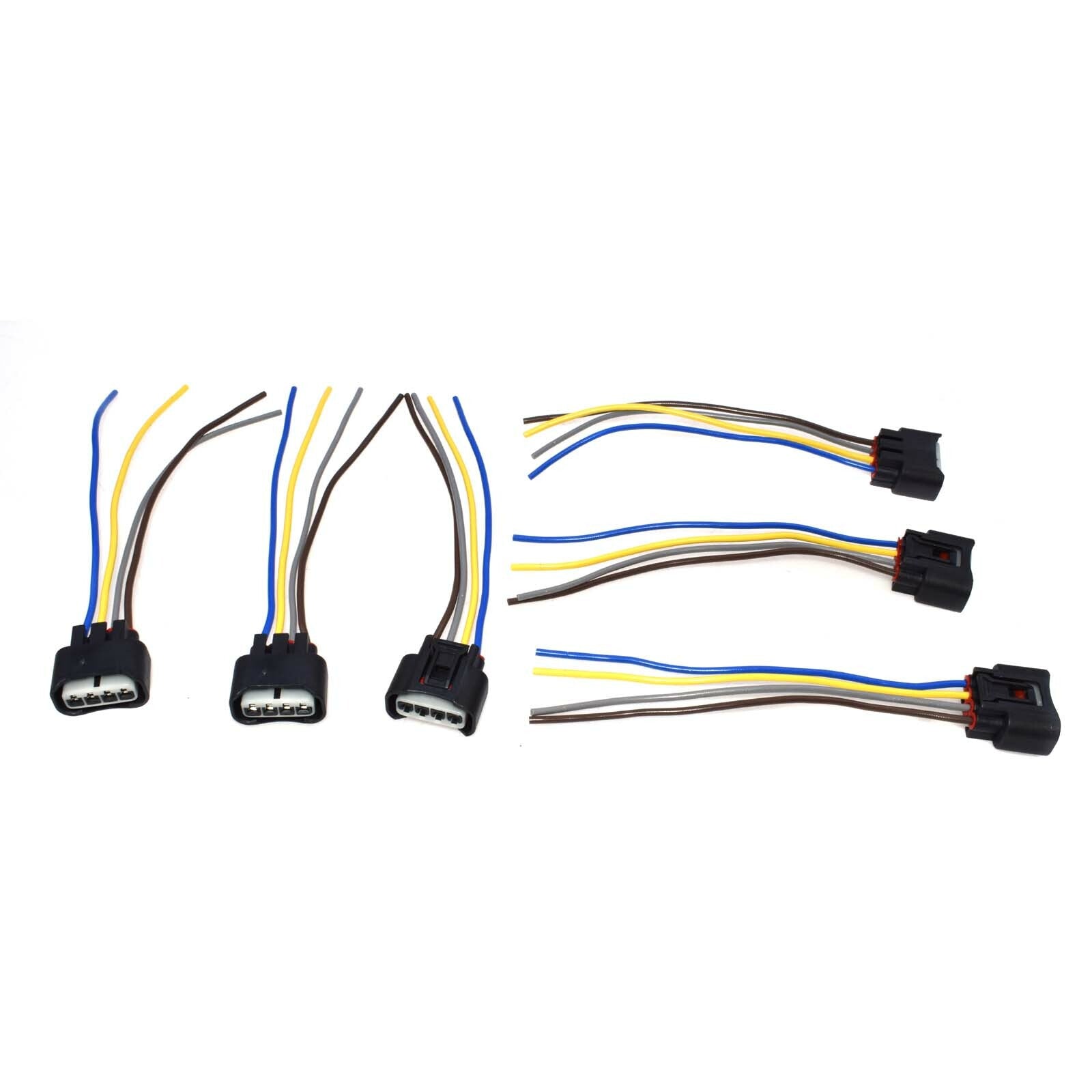 6-Piece Ignition Coil Female Connector Plug Harness for Lexus 2AZFE1ZFE - Brand New n