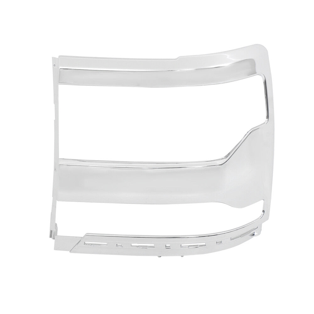 Suitable for 16-18 Silverado 1500 chrome headlight projector decorative frame protective cover LH- n