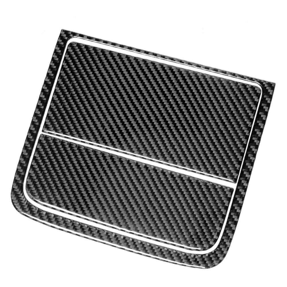 Red Carbon Fiber Gear Shift Side Decorative Trim For W204 2007-10 v