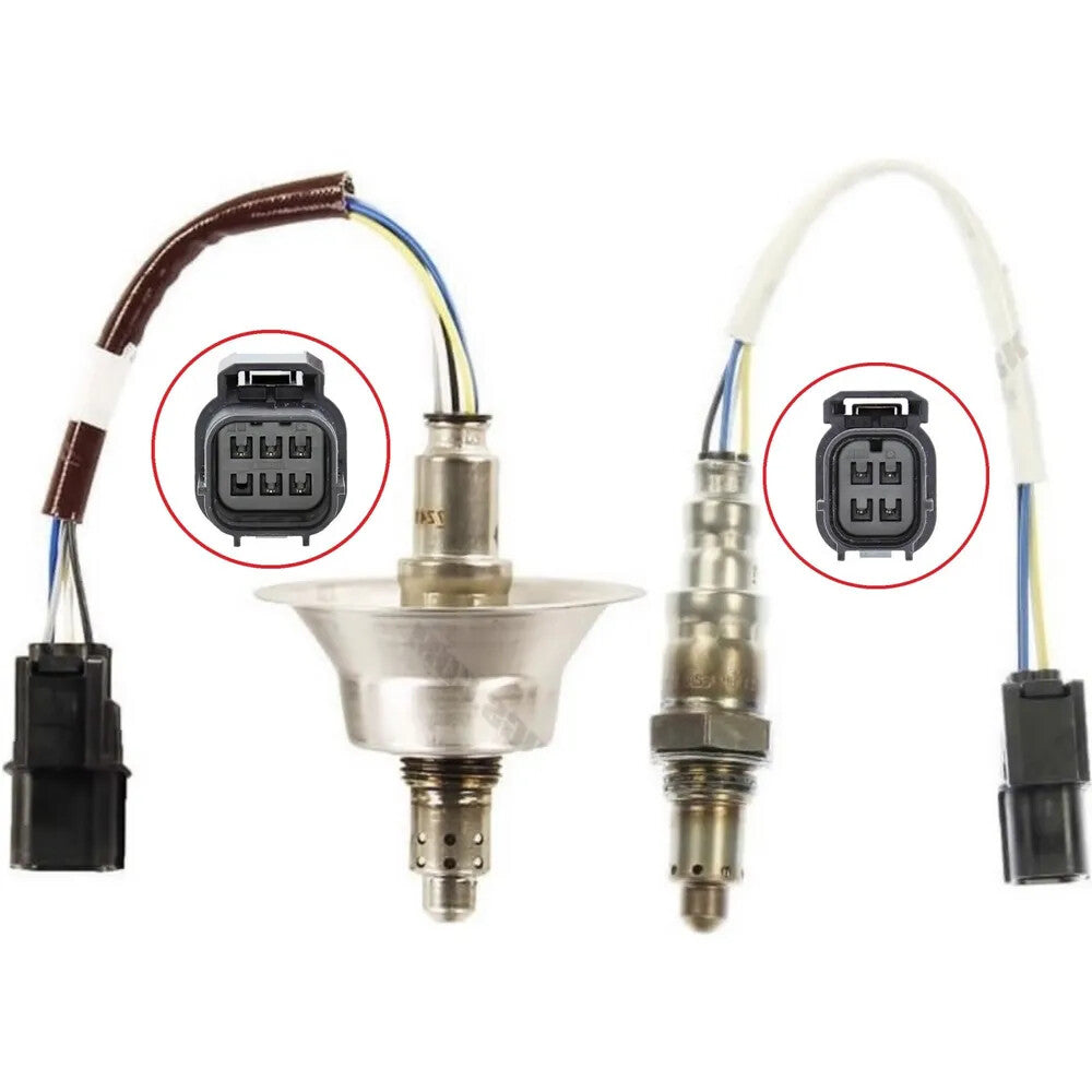 For 2016 2017 2018 2019 2020 2021 for Honda for Civic 2PCS Oxygen O2 Sensor Upper+Lower