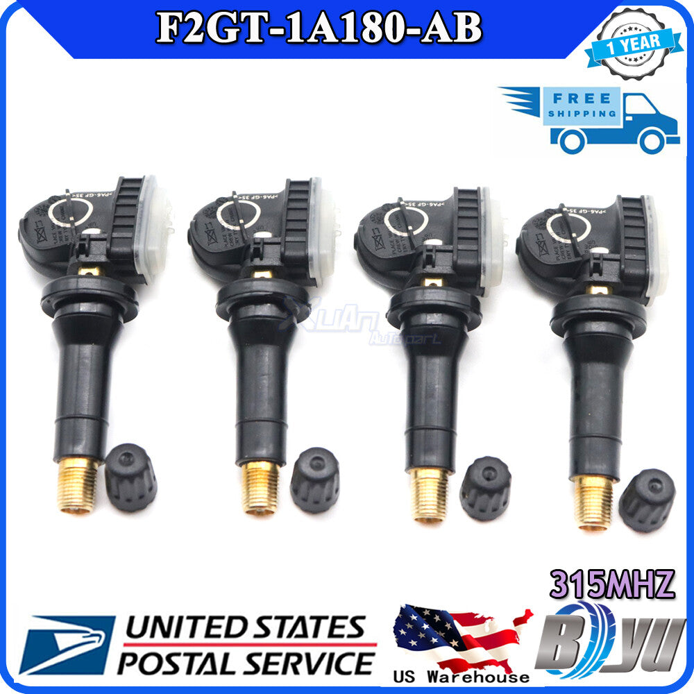 New Edge for Mustang US 4-Piece TPMS Tire Pressure Sensor F2GT-1A180-AB- v