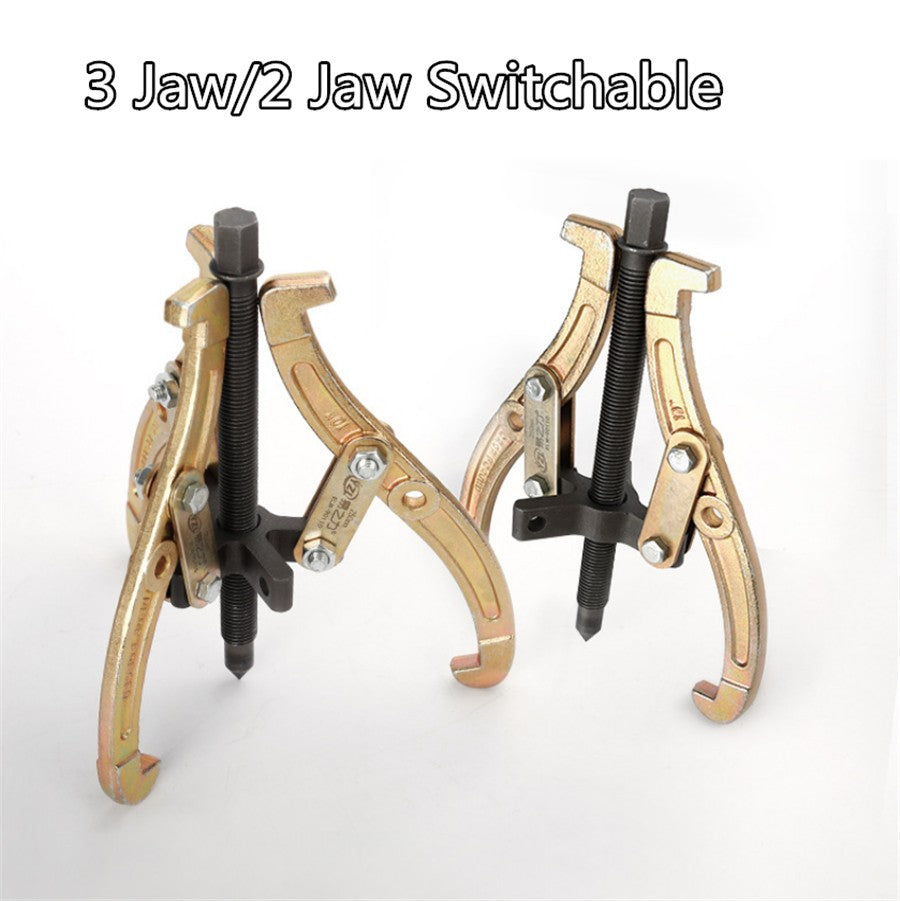 4 Gear Hub Bearing Puller Fly Wheel Pulley Remover Tool 3-Jaw/2-Jaw Switchable