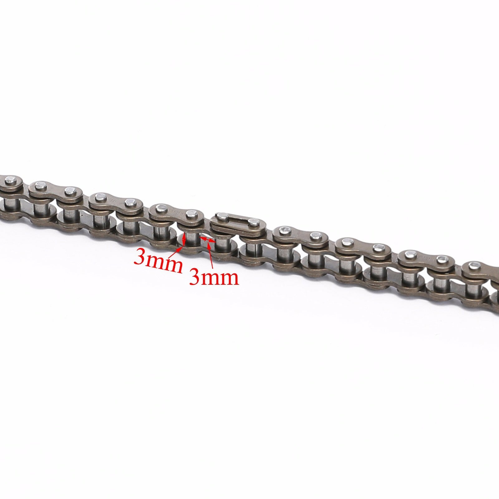 25H 136 LINKS chain fits 2 STROKE 47 49CC for mini pocket racing bike scooter motor