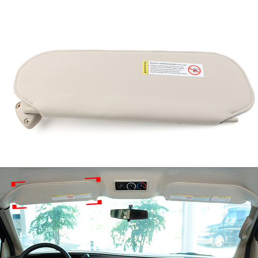 Sun Visor for Chevrolet Express for GMC Savana 25999925 84054696 Left Side Beige