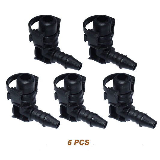 Brand new 5-piece set of SONIC TROTTLE body heater hose connectors INLET 55354565- n