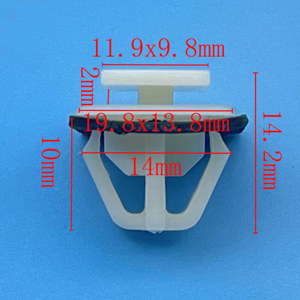 10 Car Side Body Rocker Panel Moulding Strip Trim Clips for Hyundai