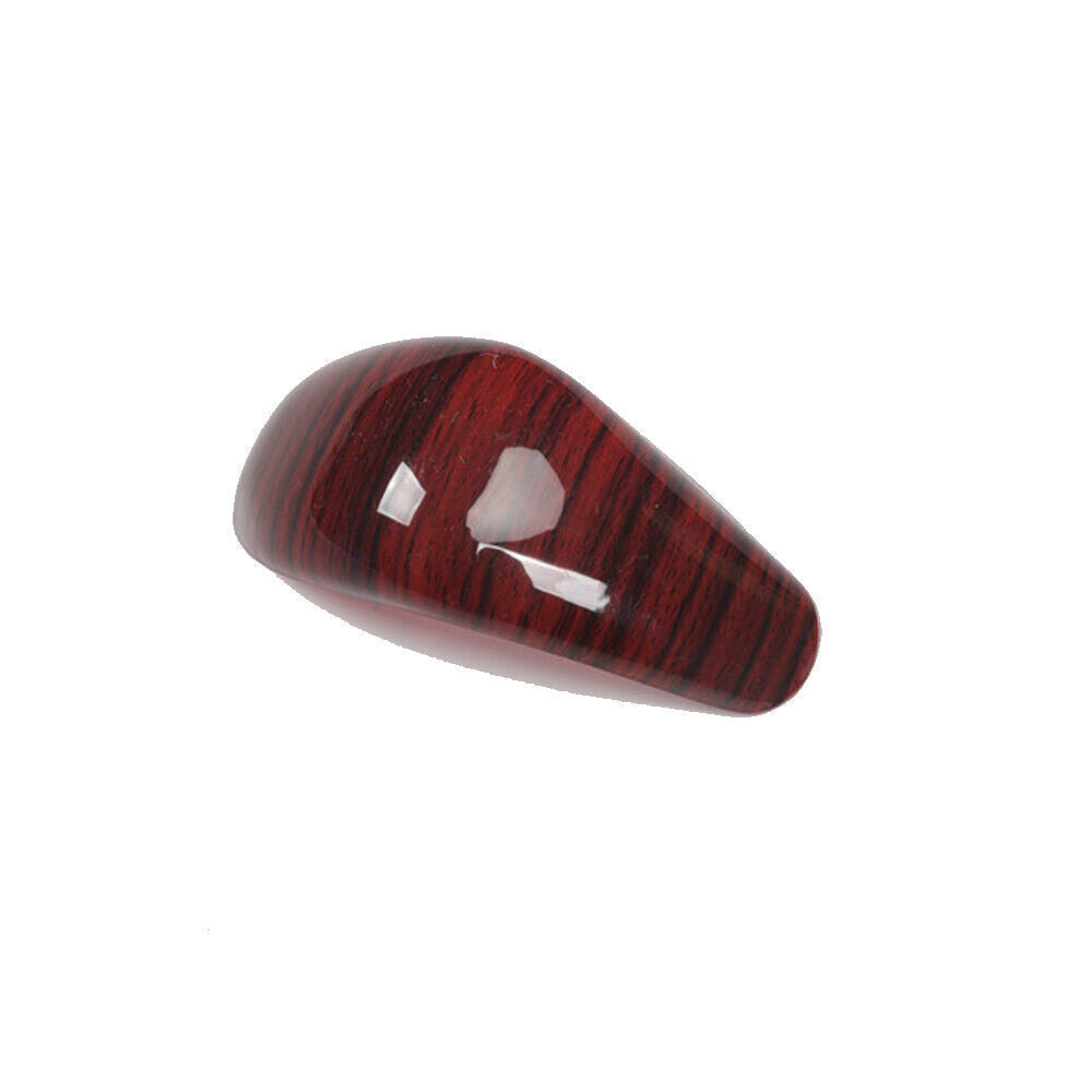 Car Inner Gear Shift Knob Head Cover Trim 1 Fit for Audi A6L 2012-2015 Red Wood