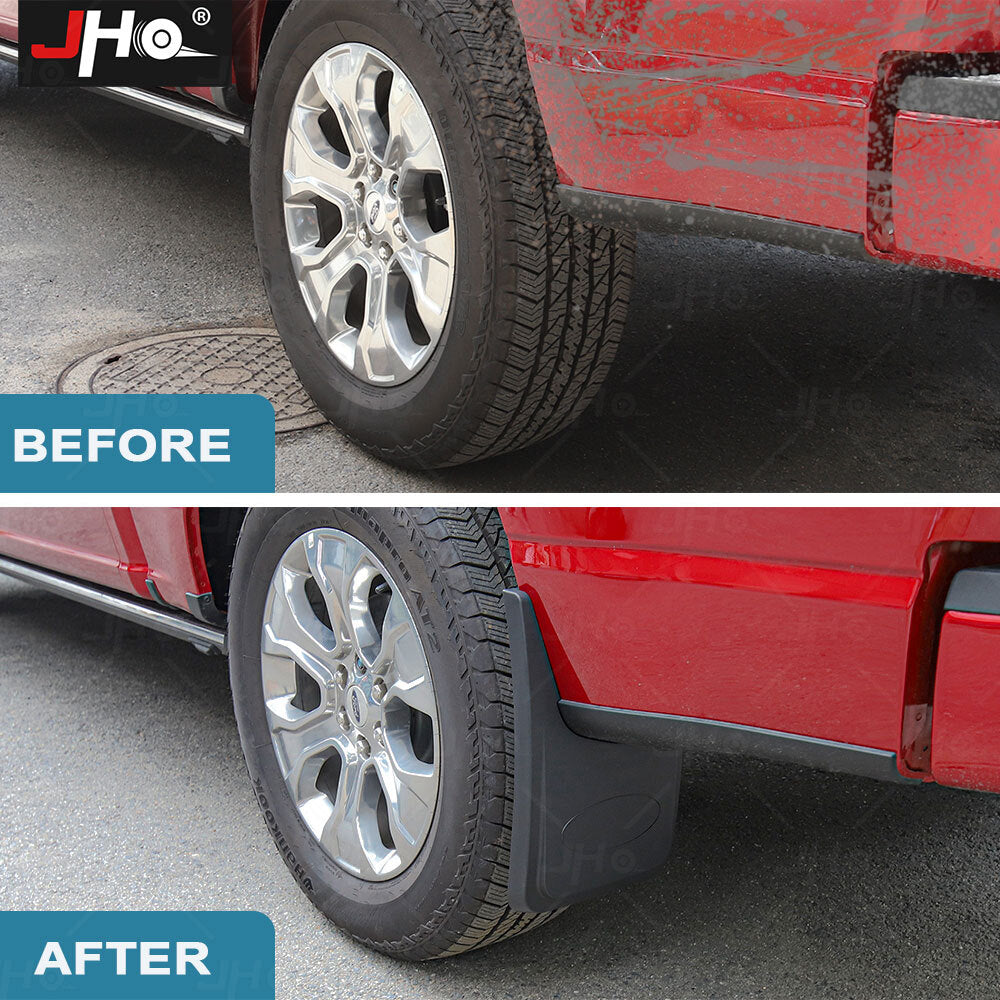 4Pcs Front  Rear Mud Flaps Splash Guards Fender for F150 Series 2021-2022