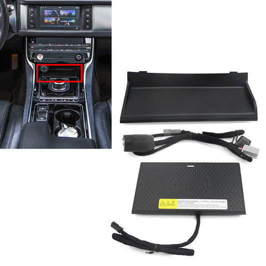 Wireless Car Charger Phone Fast Charging Pad Fit for Jaguar F-PACE XF XE