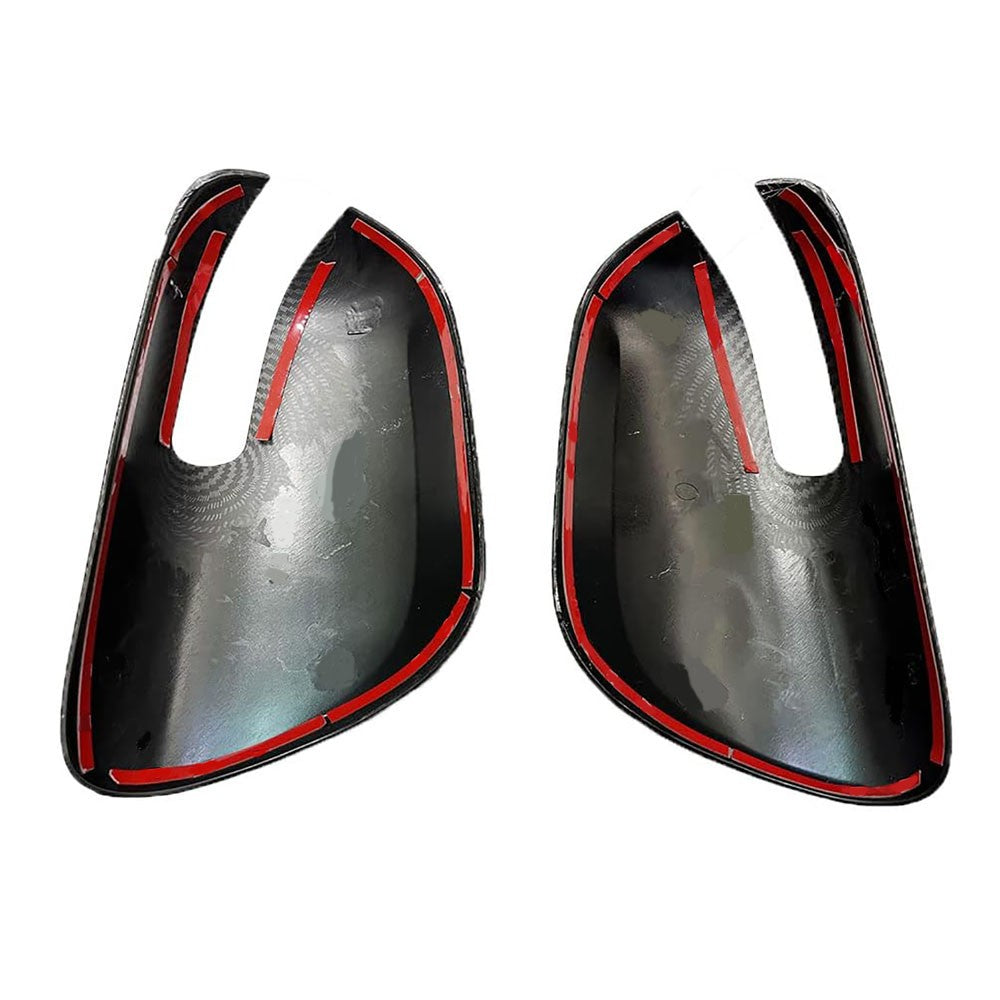 Car Carbon Fiber Style Rearview Mirror Cover Trim for Scion xB Wagon 2008-2015