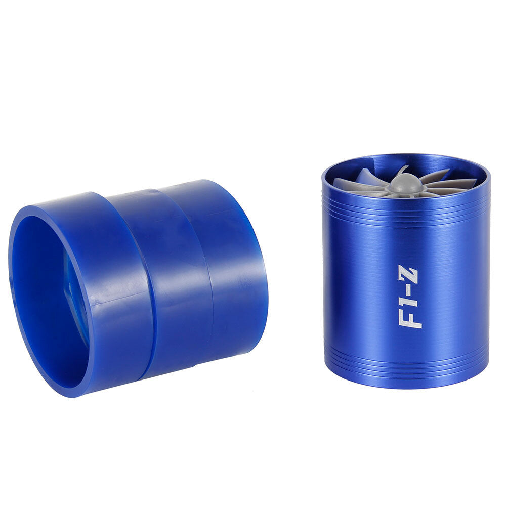 Turbo Air Intake Fan  3pcs Rubber Holder for Universal Air Intake Hose Blue Q