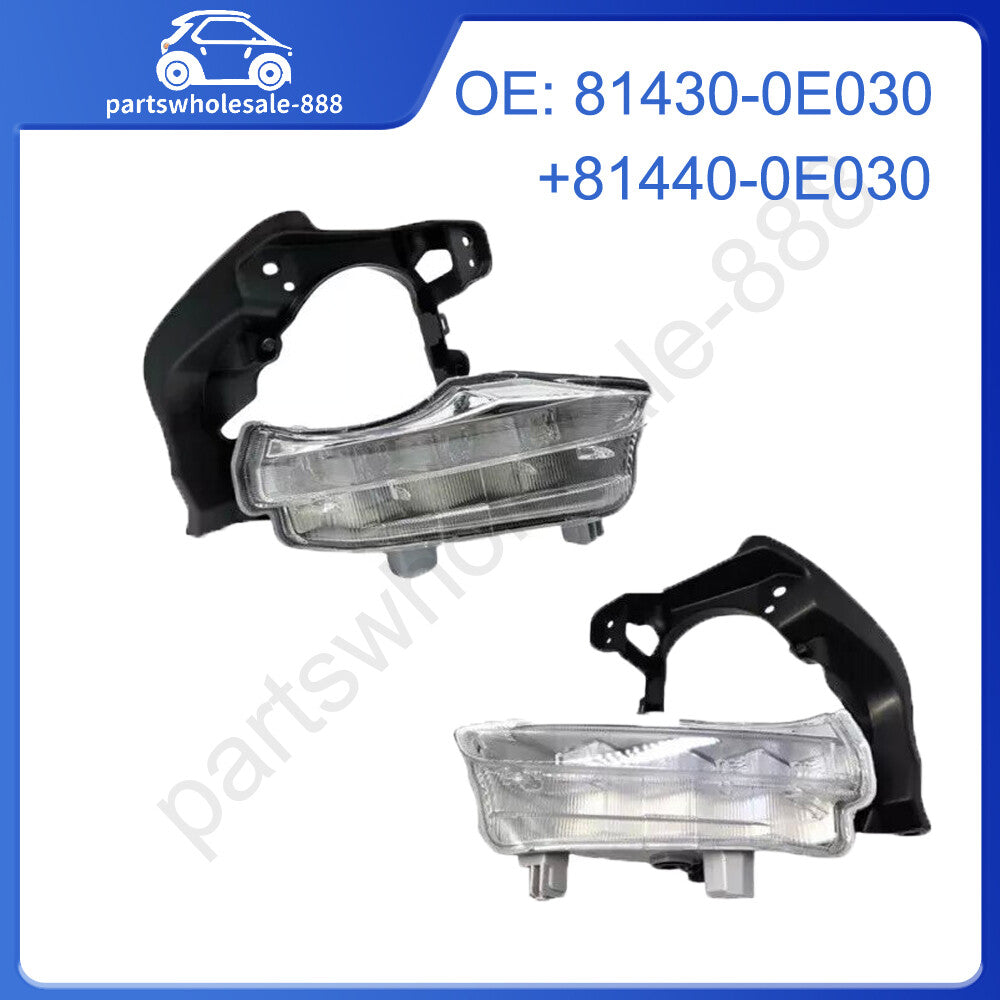 1 Pair For 2014-2016 for Toyota Highlander Left+Right LED Daytime Running Light DRL