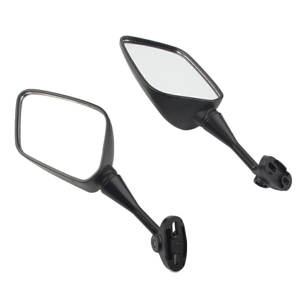 Motorcycle Pair Rear View Mirrors Black For HYOSUNG GT125R GT250R GT650R GT650S