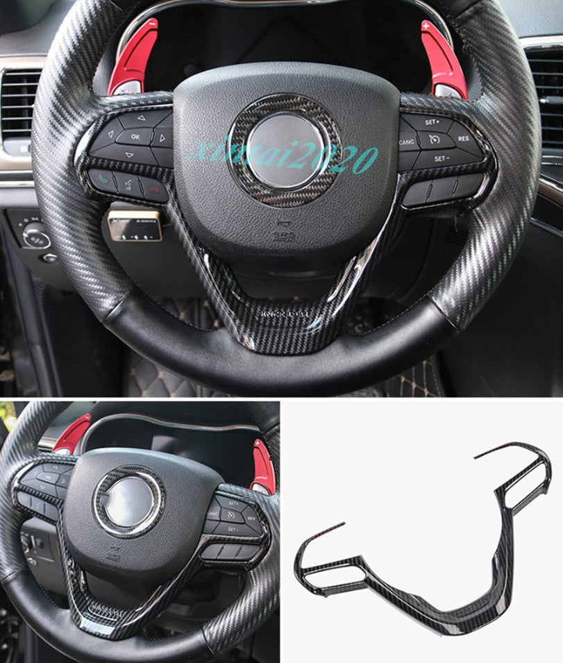18Pcs for Jeep Grand Cherokee 2014-2015 Carbon Fiber Car Interior Kit Cover Trim