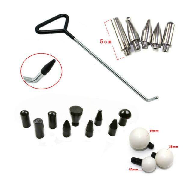 Paintless Dent Repair Rods Kit, Auto Dent Repair Tools Hail Damage Repair Kit v