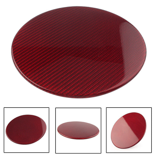 Red Carbon Fiber Style Car Oil Tank Cover for Subaru BRZ for Toyota 1986 Q