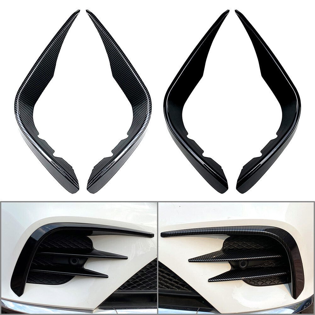 Front Bumper Fog Light Lamp Cover Trim Fit for Mercedes-Benz GLC Class C253 2016-19