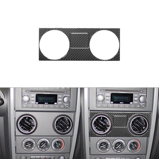 Carbon Fiber Center Air Vent Frame Cover Trim for Jeep for Wrangler 2007-2010 Type C