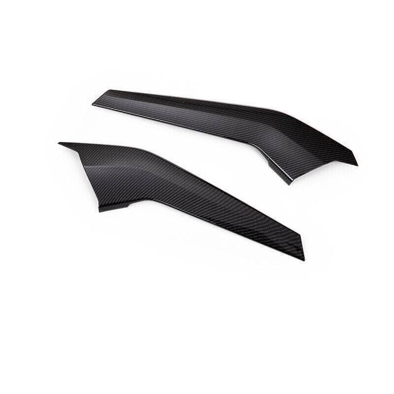 for Audi Q5 2018-20 ABS Carbon Fiber Gear Shift Both Side Strip Cover Trim 2PCS