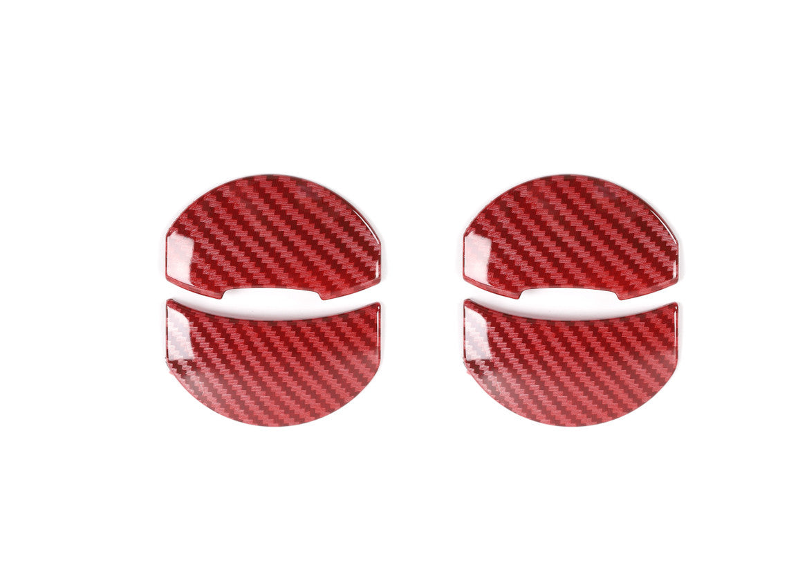 Air Condition Vent Outlet Cover for Suzuki for Jimny 2019-2022 ABS Red Carbon Fiber