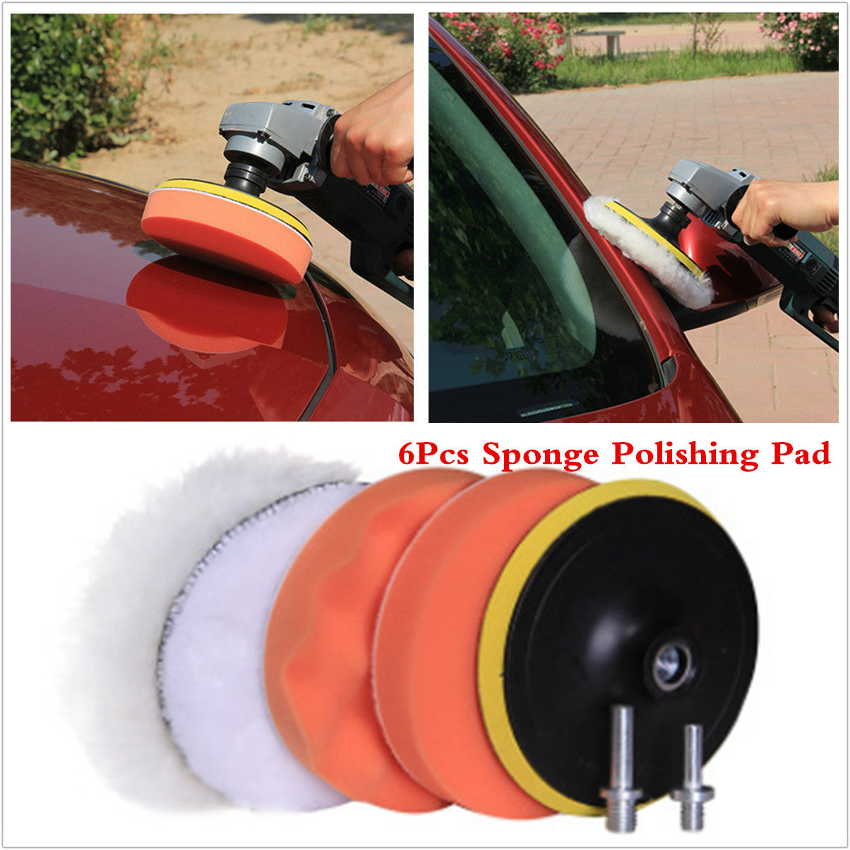 4in Car Waxing Buffing Pads Polishing ponge Accessories for Auto Polisher Buffer
