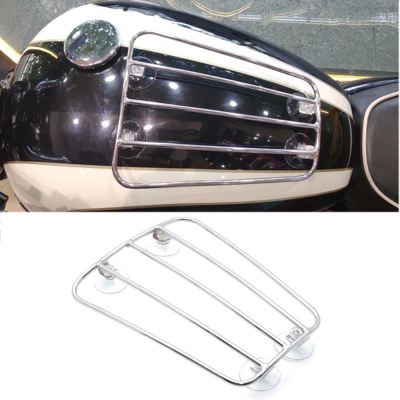 Universal Motorcycle Chrome Steel Fuel Gas Tank Parcel Rack for Harley for Triumph Q