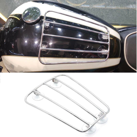 Universal Motorcycle Chrome Steel Fuel Gas Tank Parcel Rack for Harley for Triumph Q
