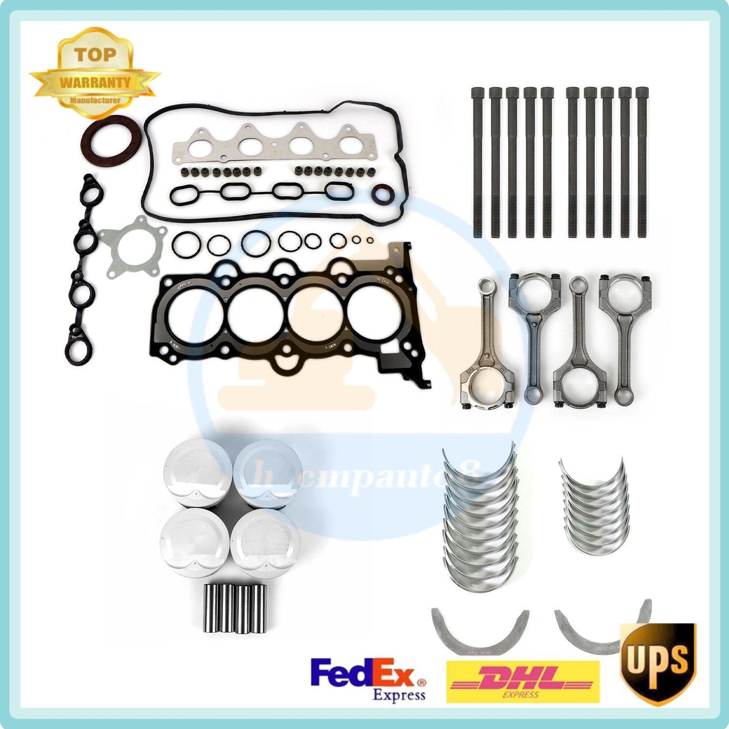 Engine Rebuild Kit/Connecting Rod Bearings Set for Hyundai Accent for Kia 1.4L