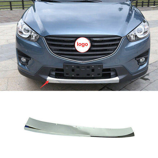 for Mazda CX-5 CX5 2012-2016 ABS Chrome Front Bumper Lip Trim protection Cover