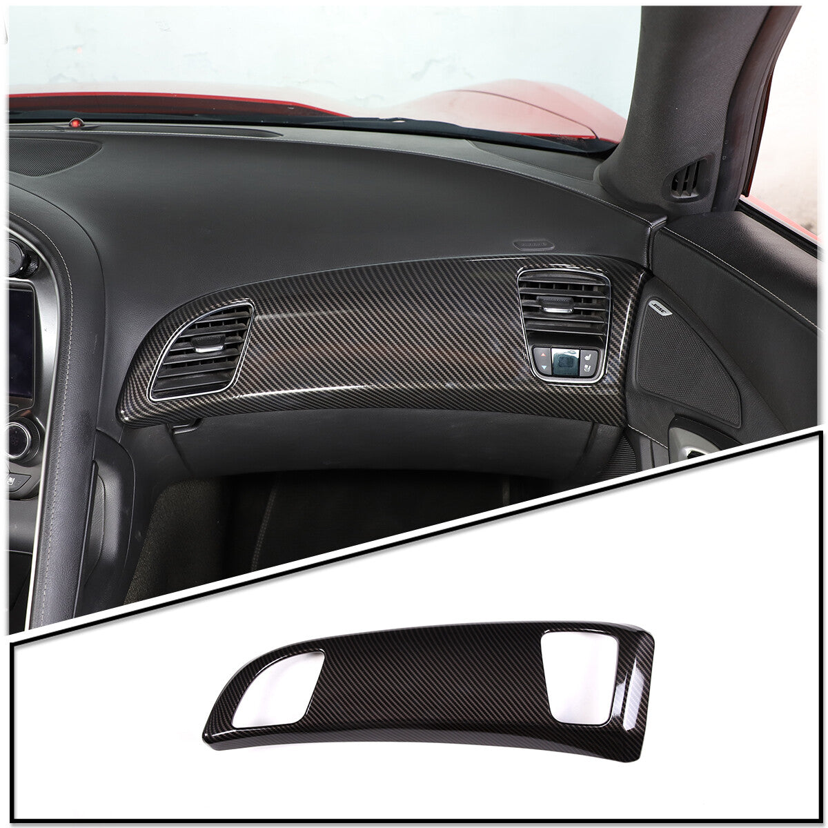 Sliver Engine Bay Engine Side Protection Panel Cover for Corvette C8 20-24- v