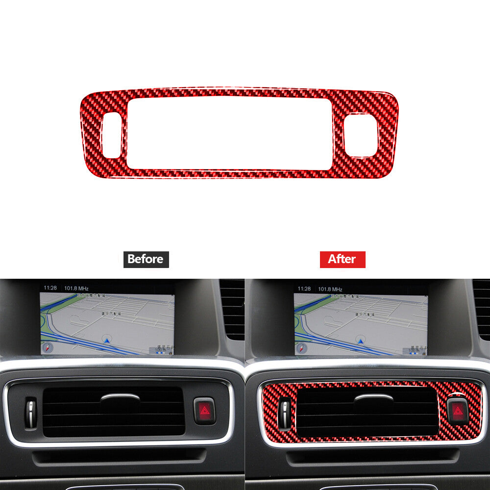 Carbon Fiber Fuse Box Sticker Frame Cover Trim for Kia Cadenza 2014-2016 v
