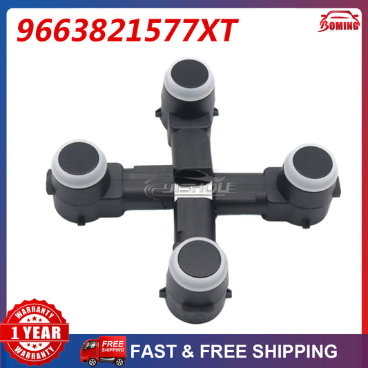 4PCS PDC Parking Sensor for Peugeot 307 308 407 for Citroen C4 C5 C6 9663821577XT Q