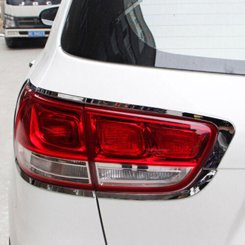 for Kia Sorento 2016-2020 Chrome Rear Tail Light Lamp Decor Molding Cover Trims