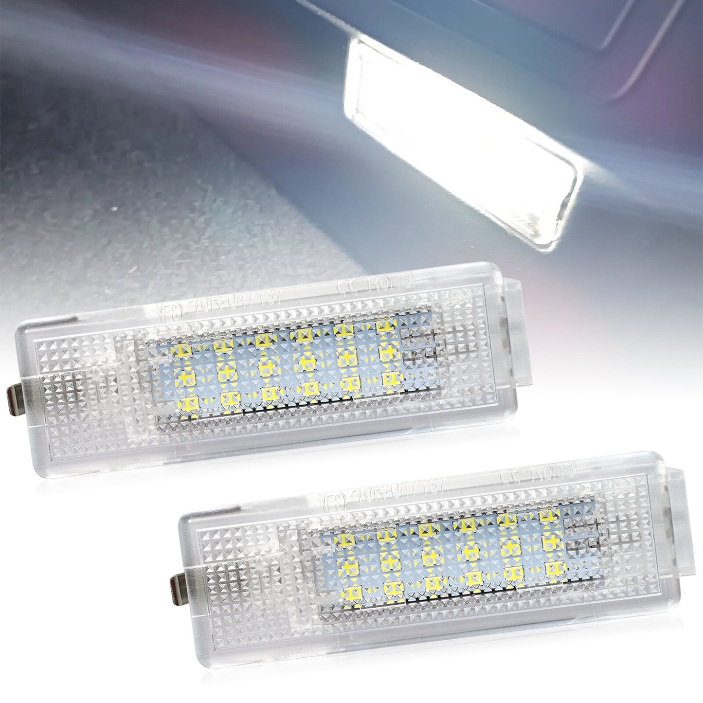 2pcs LED Luggage Compartment Trunk Boot Lights for Golf MK5 MK6/MK7 for Seat Luggage