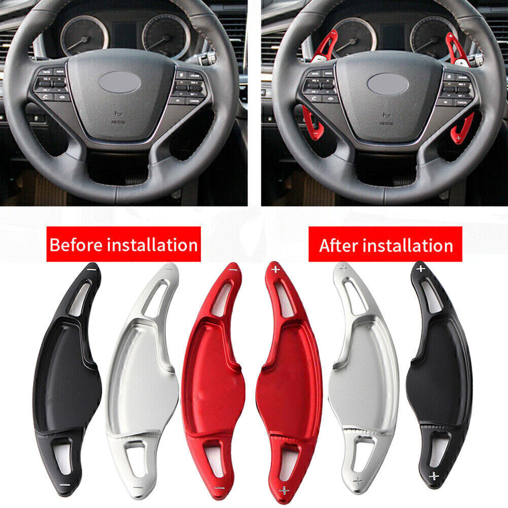 2x Steering Wheel Shift paddle Gear Shifter Extension Fit for Hyundai Sonata 9
