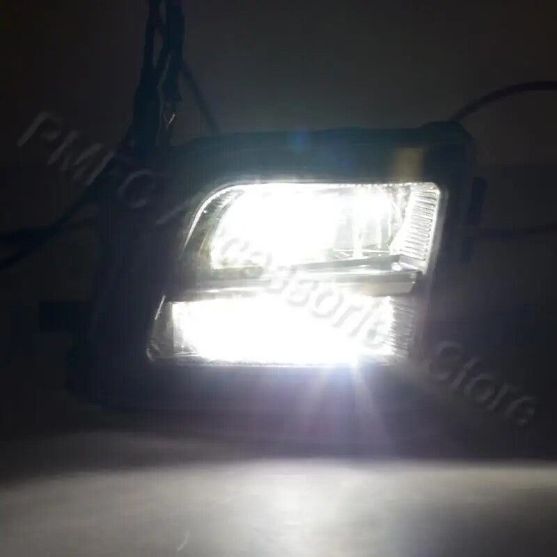 The right-side LED front fog light is suitable for BMW 7 Series F01, F02, and F03 models from 2011 to 2015.