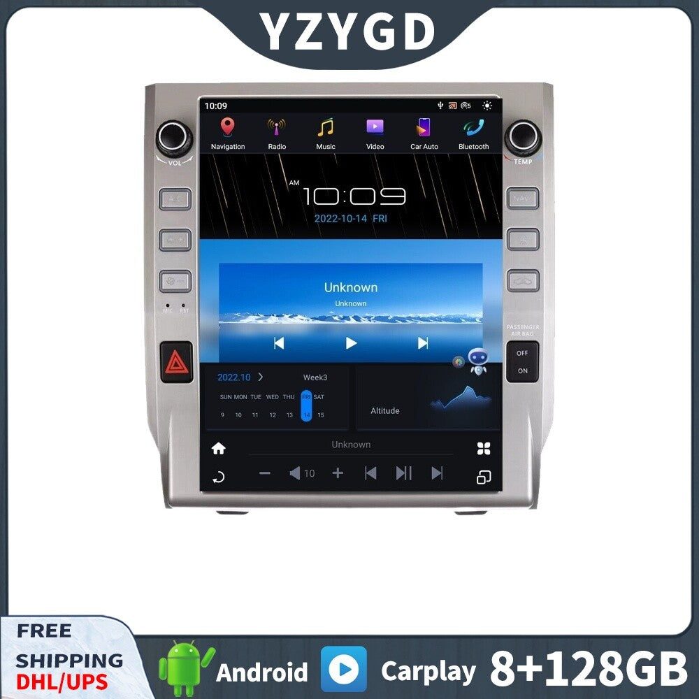 for Toyota Tundra 2014-2019 Stereo Android Car Radio CarPlay Receiver Screen