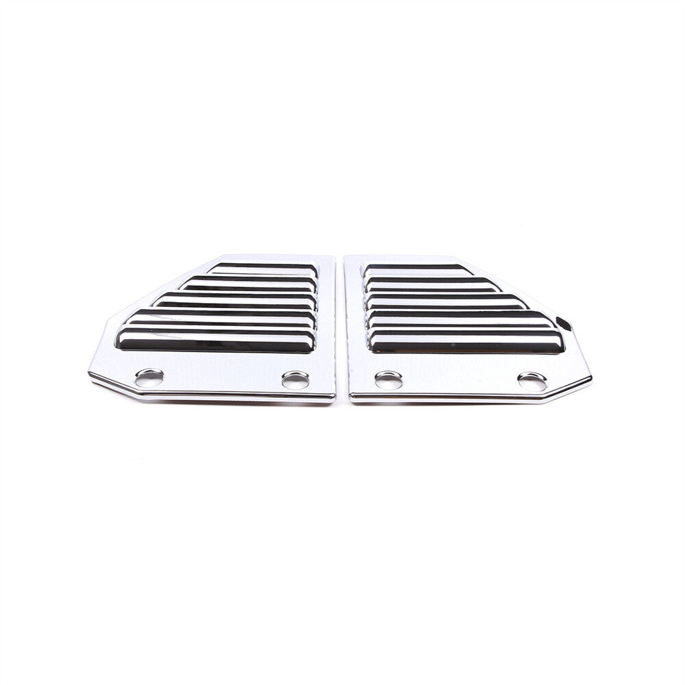 2¡ÁChrome ABS Hood Side Fender Vent Outlet Intake Cover For HUMMERH2 2003-2009