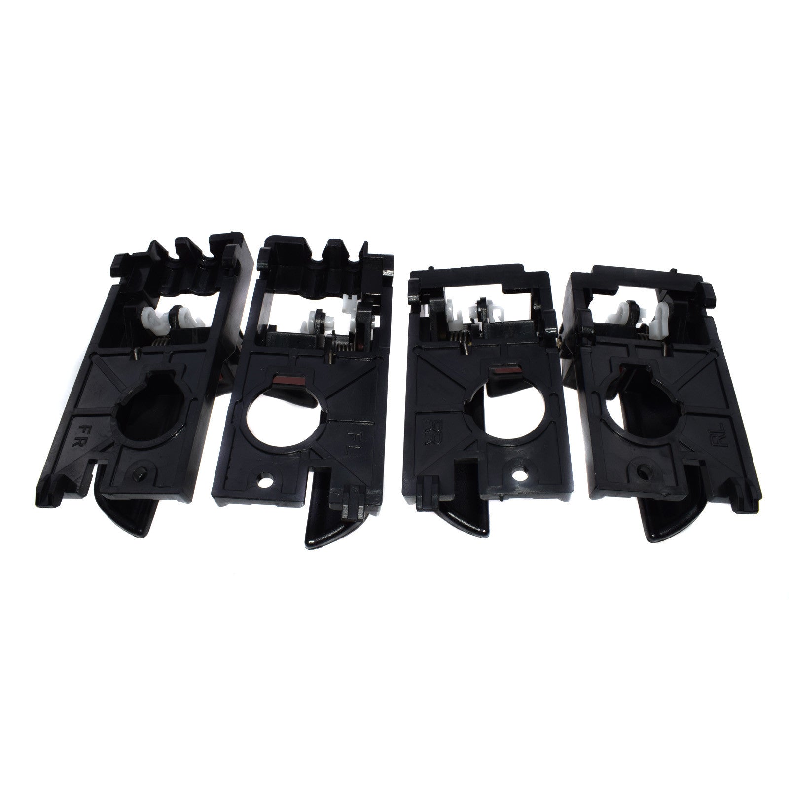 Black 4-piece front and rear LH right-hand interior door handle suitable for modern 1.6L engines (2007-2011) n