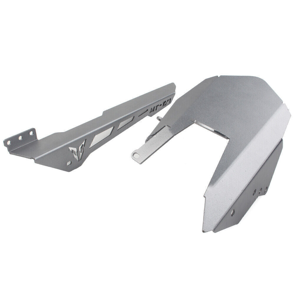 for Yamaha MT-07 MT07 2014-16 Motorcycle Chain Guard Cover Aluminum Billet Grey