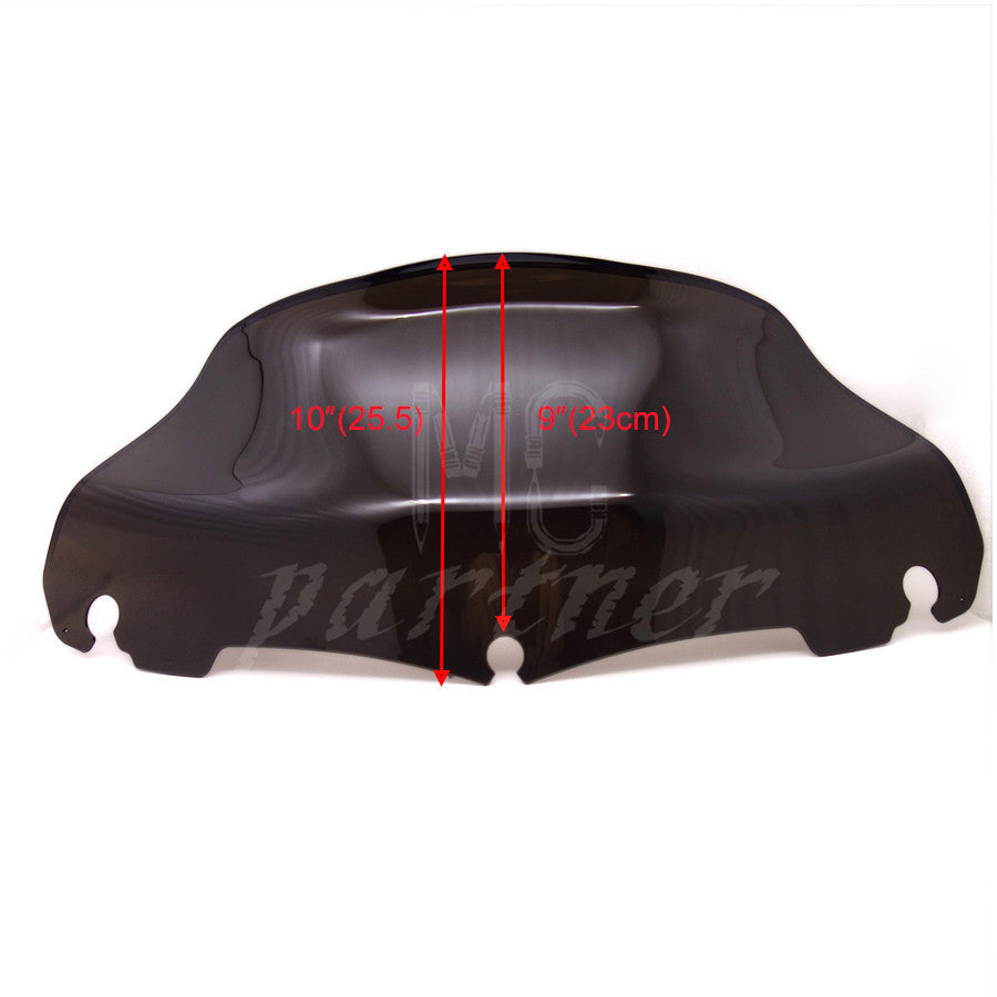 9 Smoke Wave Windshield Windscreen for Harley Electra Street Glide 2014-2016 Q