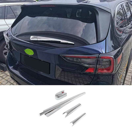 for Subaru Outback 2020-2023 ABS Chrome Rear Rain Window Wiper Blade Cover Trim